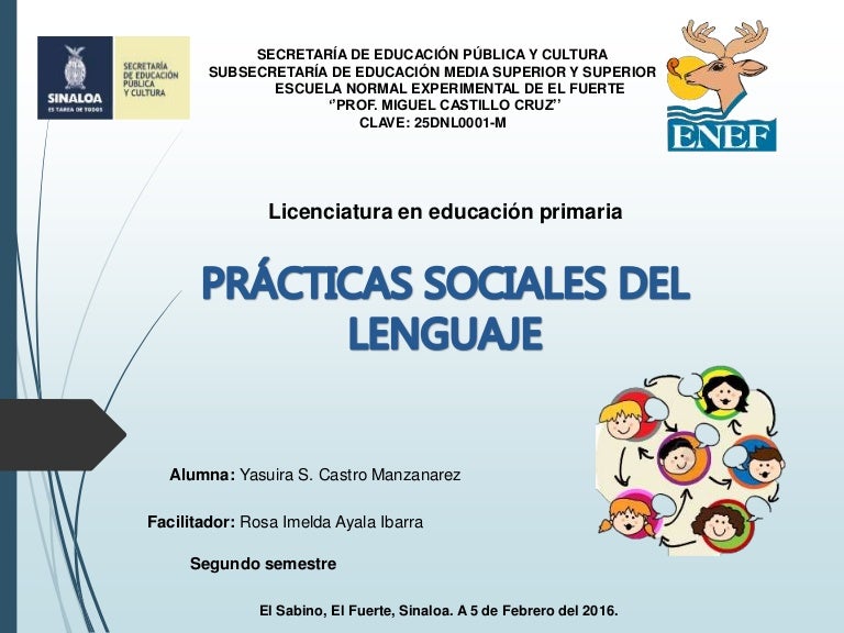 Prácticas sociales del lenguaje.