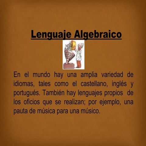 Lenguaje algebraico
