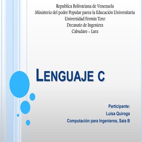 Lenguaje c