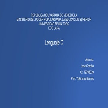 Lenguaje c