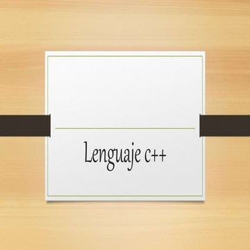 1 - Fundamentos y conceptos del lenguaje C++ .pptx