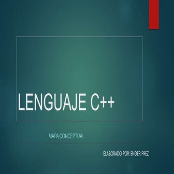 Lenguaje de Programación C++ | PPTX