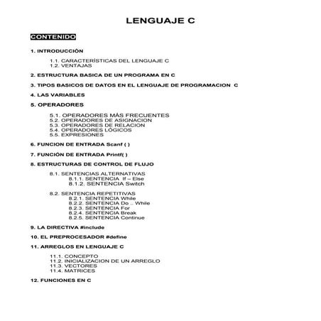 Lenguaje c completo 6 g x revisar x los estudiantes