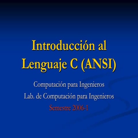 Lenguaje c diapositivas
