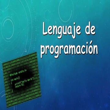 lenguaje de programación 