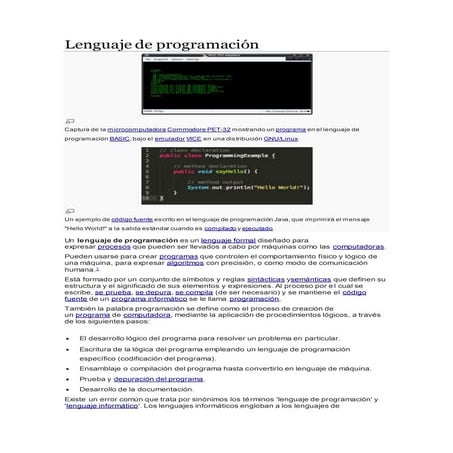 Lenguaje de programación