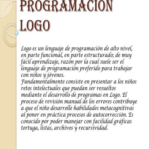 Lenguaje de programación logo