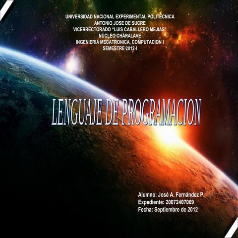 Lenguaje de programacion