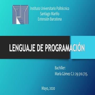 Beneficios del Lenguaje de programación | PPTX