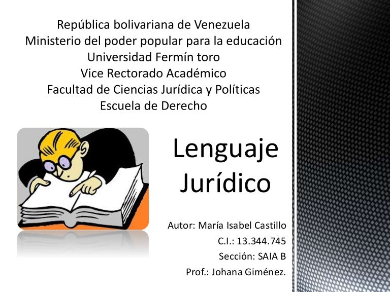 Lenguaje juridico
