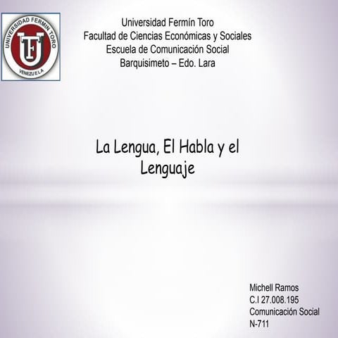 MAPA CONCEPTUAL SOBRE LA LENGUA, EL LENGUAJE Y EL HABLA. | DOCX