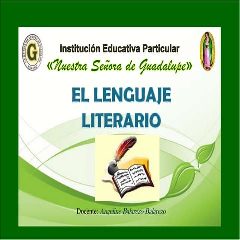 Lenguaje literario