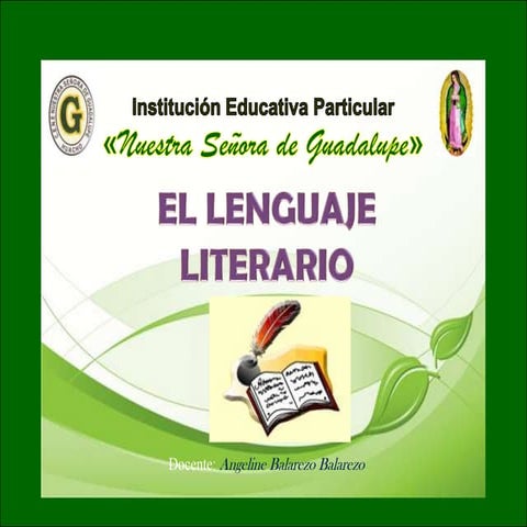 Lenguaje literario primero