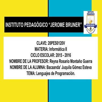 Lenguajes De Programación