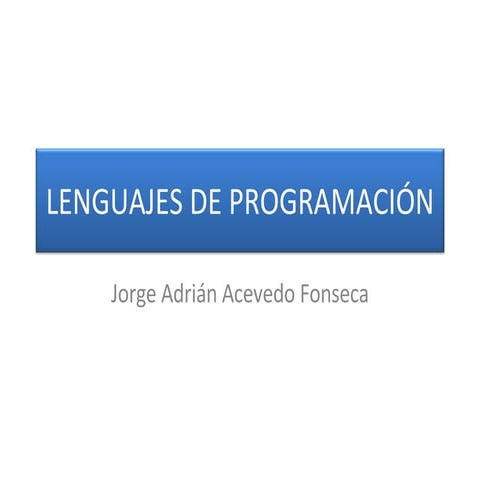 INTRODUCCION A VISUAL BASIC Y CONCEPTOS DE PROGRAMACION | PPTX