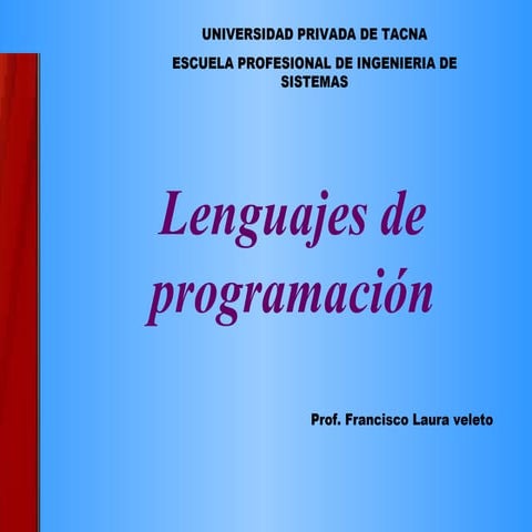 Lenguajes De Programacion