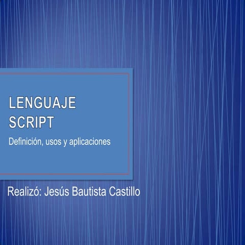 Lenguaje script