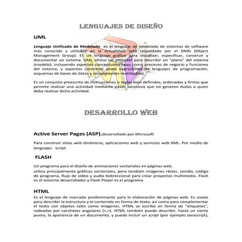 Lenguajes de diseño