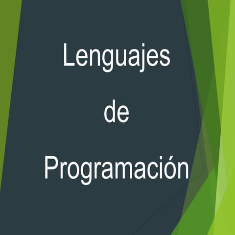 Lenguajes de programación