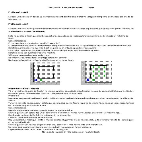 Lenguajes de programación java