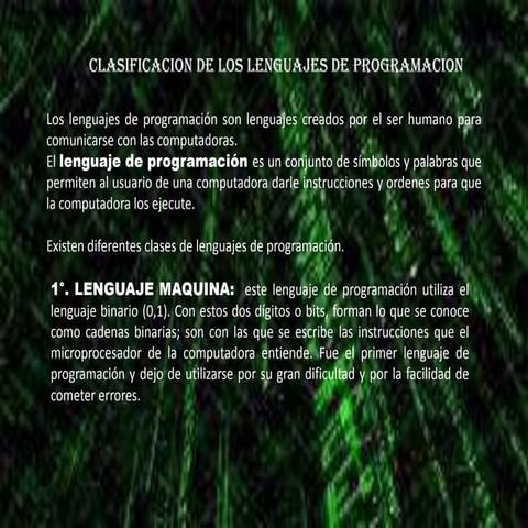 Lenguajes de programacion