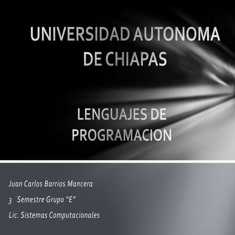 Lenguajes de programacion