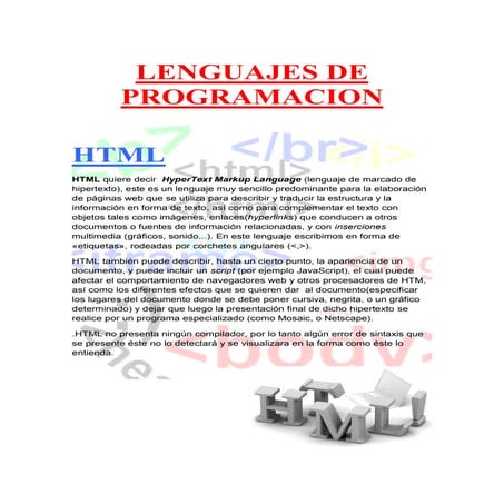 Lenguajes de programacion