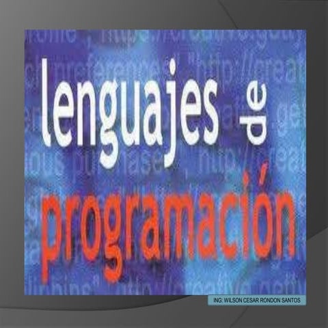 Lenguajes de programacion