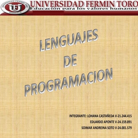 Lenguajes de programacion22