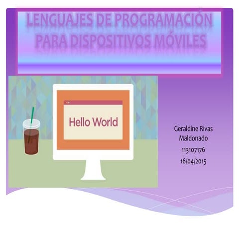 Lenguajes de programacion  rivas maldonado