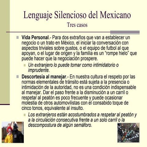Lenguaje Silencioso Del Mexicano Rc | PPTX