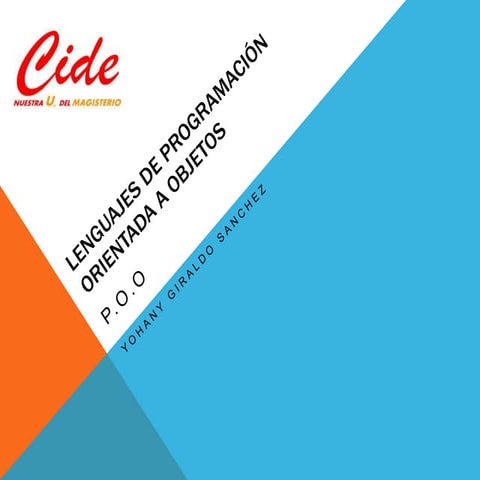 Lenguajes programación orientada a objetos