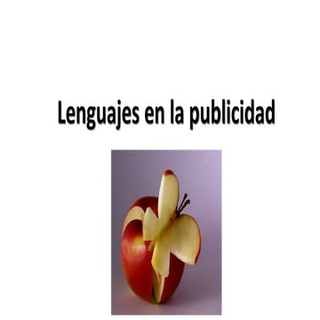 Lenguajes publicitarios