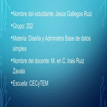 Lenguaje sql | PPTX