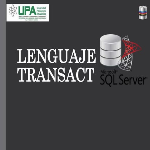 Lenguaje transact sql