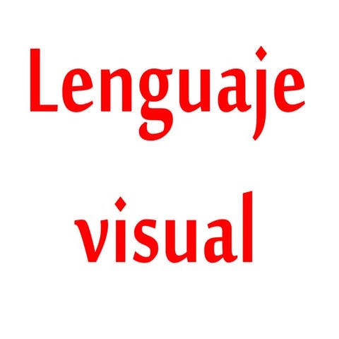 Lenguaje visual