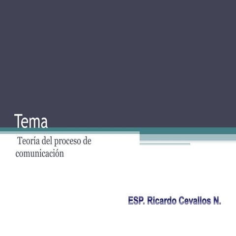 Lenguaje y Comunicación