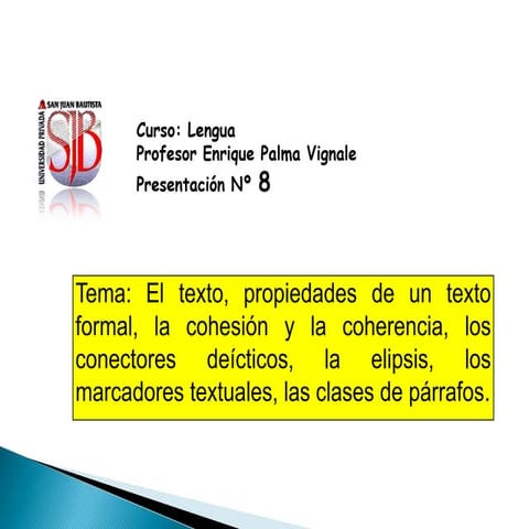 Lengua ppt 8º