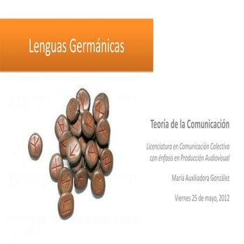 Lenguas germánicas PPT