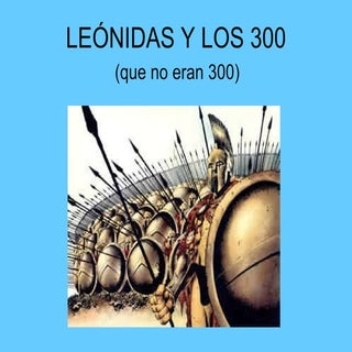 Leónidas y los 300