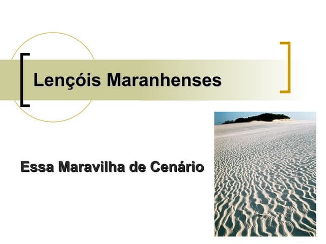 Lençóis Maranhenses