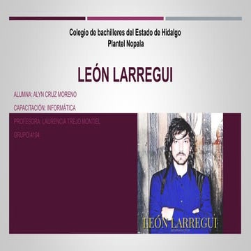 León Larregui | PPTX