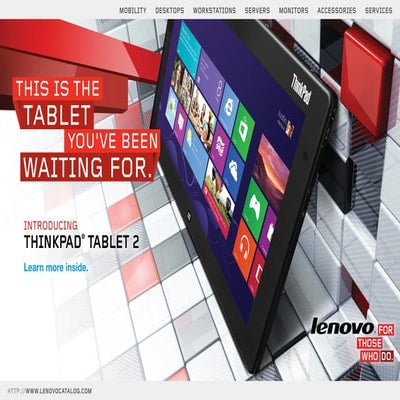 Lenovo Catalog 2012 | PC Solutions