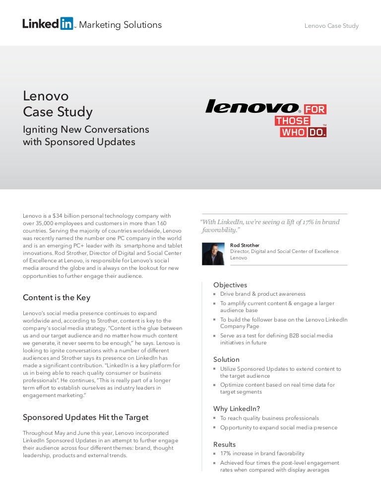 Lenovo case study picture