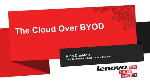 Lenovo: The Cloud Over BYOD