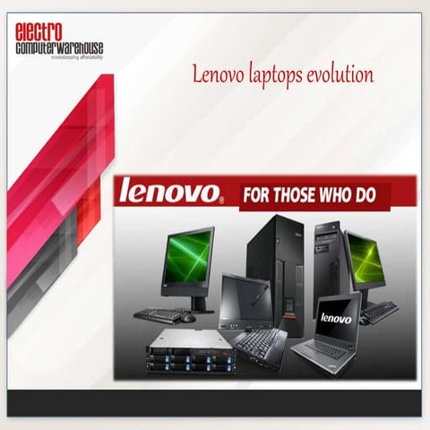Lenovo Laptops Evolution