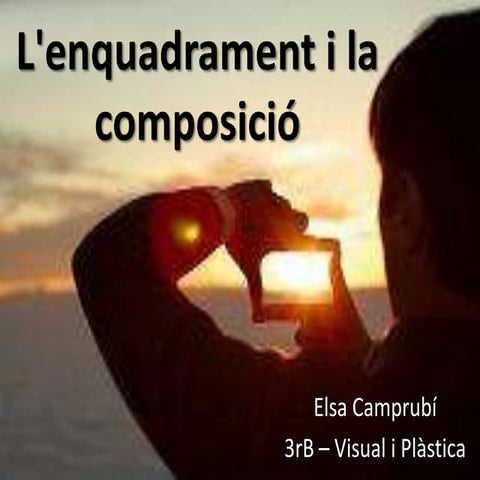 L'enquadrament i la composició