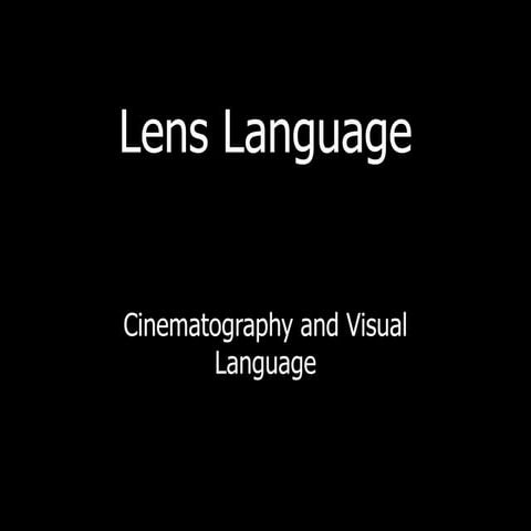 Lens Language