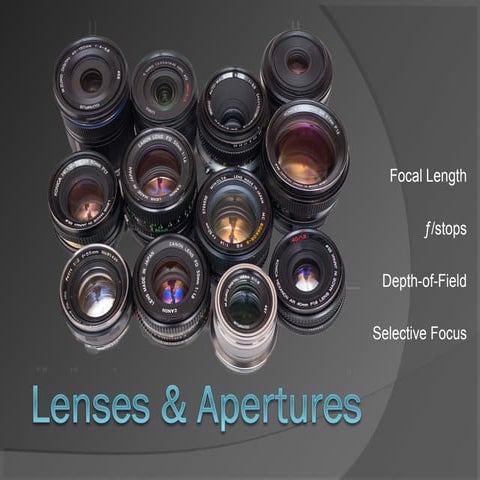 Lenses and aperatures 2014