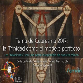La carta de Cuaresma 2017